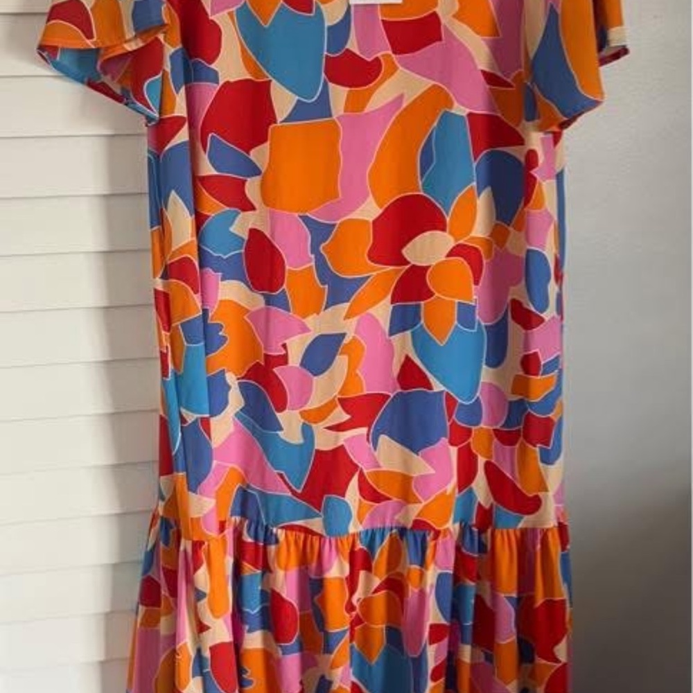 Adrienne Colorful Floral Maxi Dress